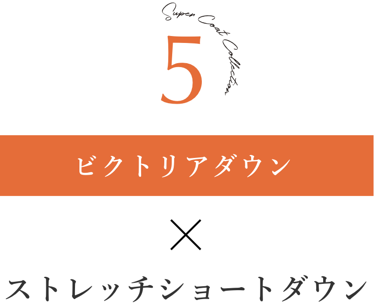 ビクトリアダウン ショートストレッチダウン