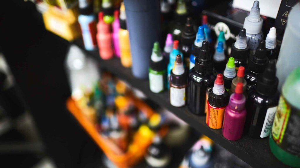 There are a large variety of tattoo inks available.