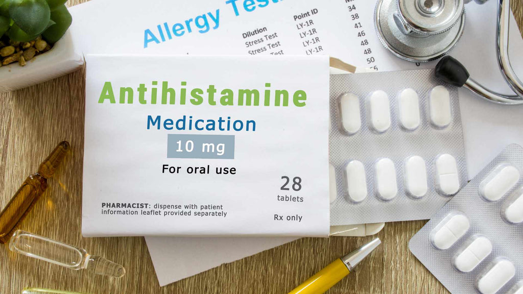 Antihistamines can treat itchy feet at night