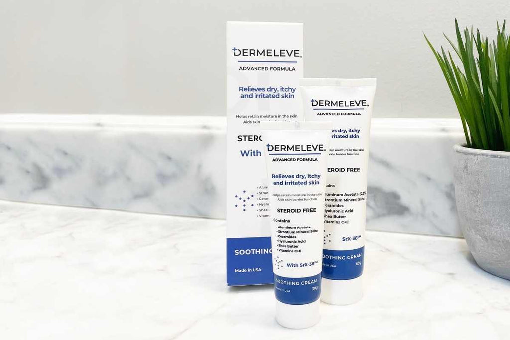 Dermeleve® tubes and box