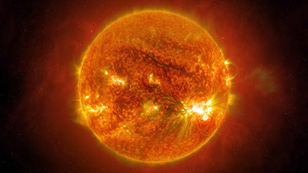Una imagen del sol, vista desde el espacio.