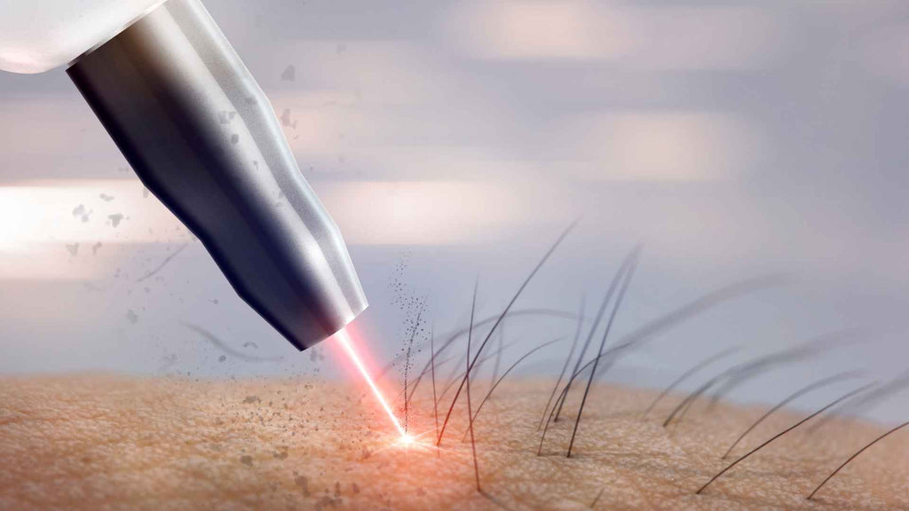 Laser During Hair Removal Treatment