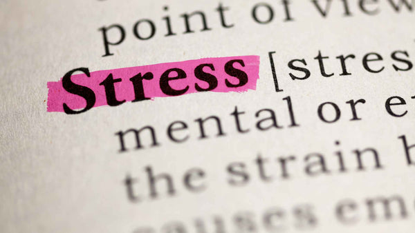 The word STRESS in a dictionary