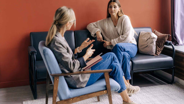 Talking to a therapist can help with stress