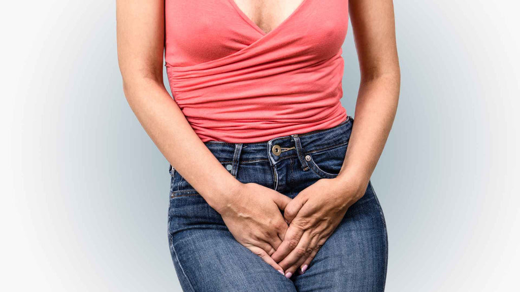 A woman with an itchy vagina