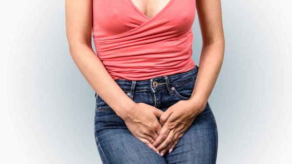 Una mujer con una vagina con picazón