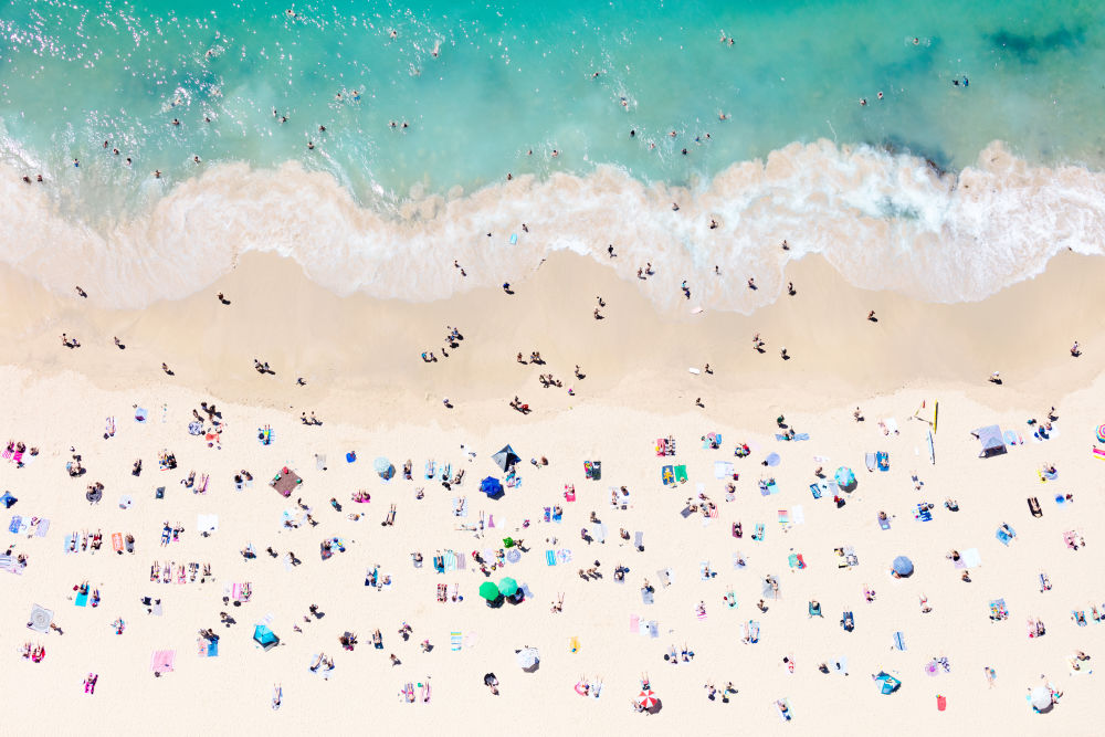 Coogee Beach Sunbathers, Sydney | Gray Malin