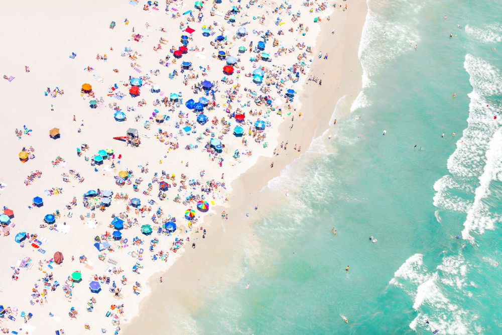 Narragansett Beach Diagonal | Gray Malin