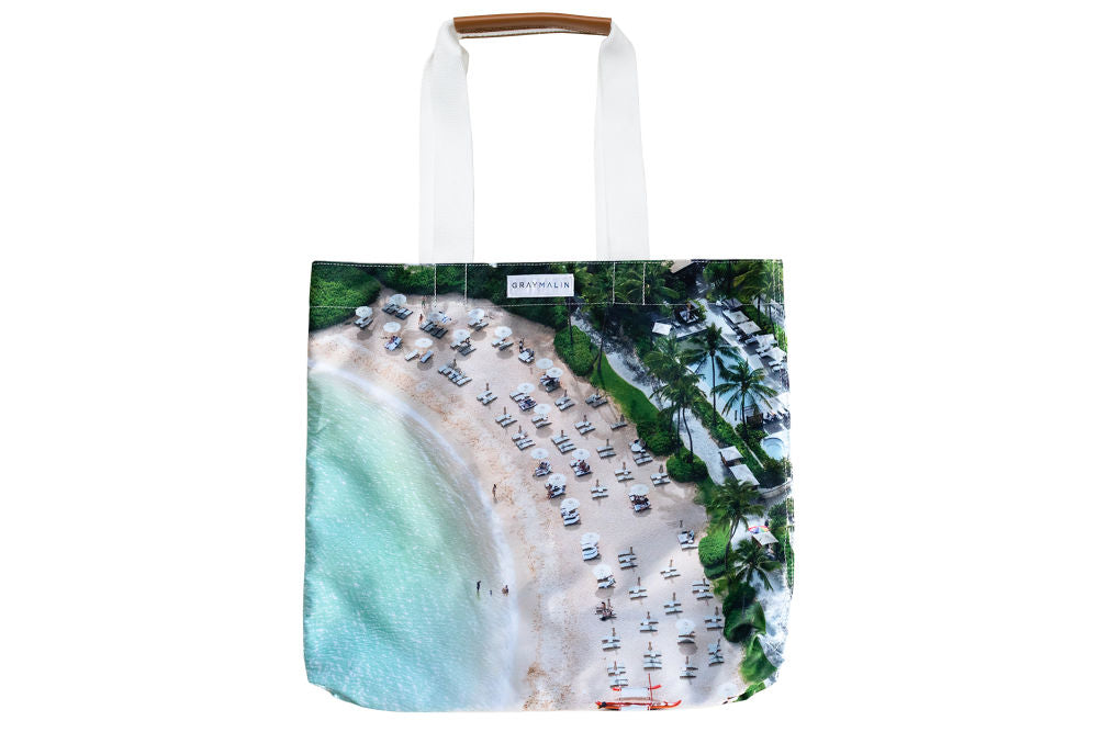 The Look For Less  Canvas Beach Totes - Oh So Glam