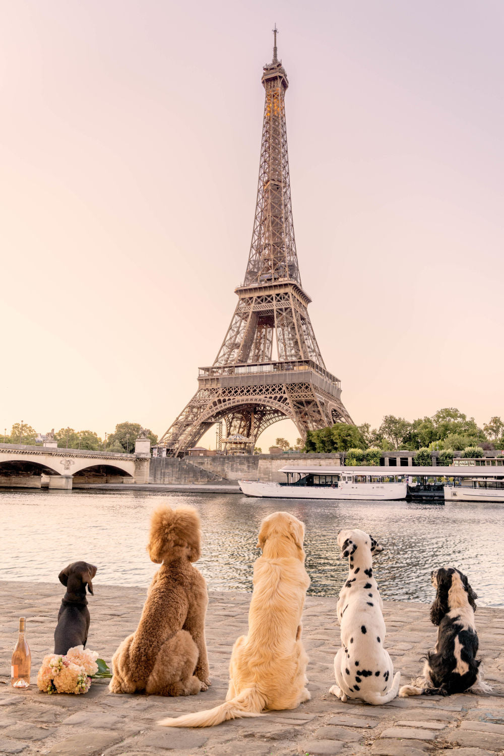 Seine River Sunset, Paris Gray Malin