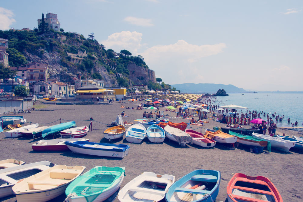 Amalfi Coast Boats | Gray Malin