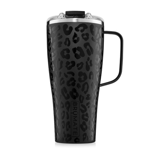 BruMate Toddy 16 oz Gold Leopard BPA Free Vacuum Insulated Mug