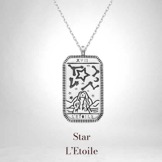 THE STAR Tarot Magic Pendant Necklace - Cider