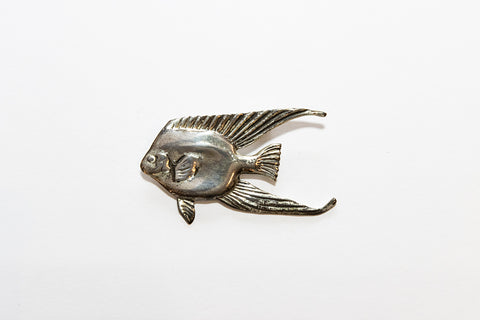 McClelland Barclay sterling silver Art Deco angel fish brooch