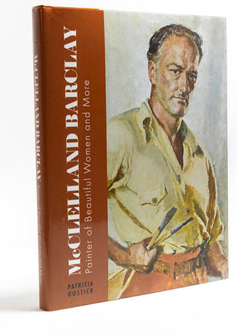 Front cover of the book: McClelland Barclay, Painter of Beautiful Women and More, an illustrated biography by Patricia Gostick