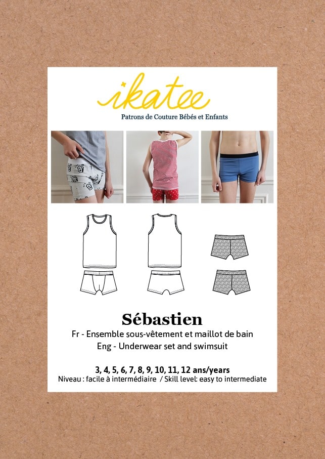Ikatee SEBASTIAN undertøj + badebuks drenge| Aldrig2ens.dk