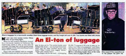 Elton and all the TAnthony suitcases