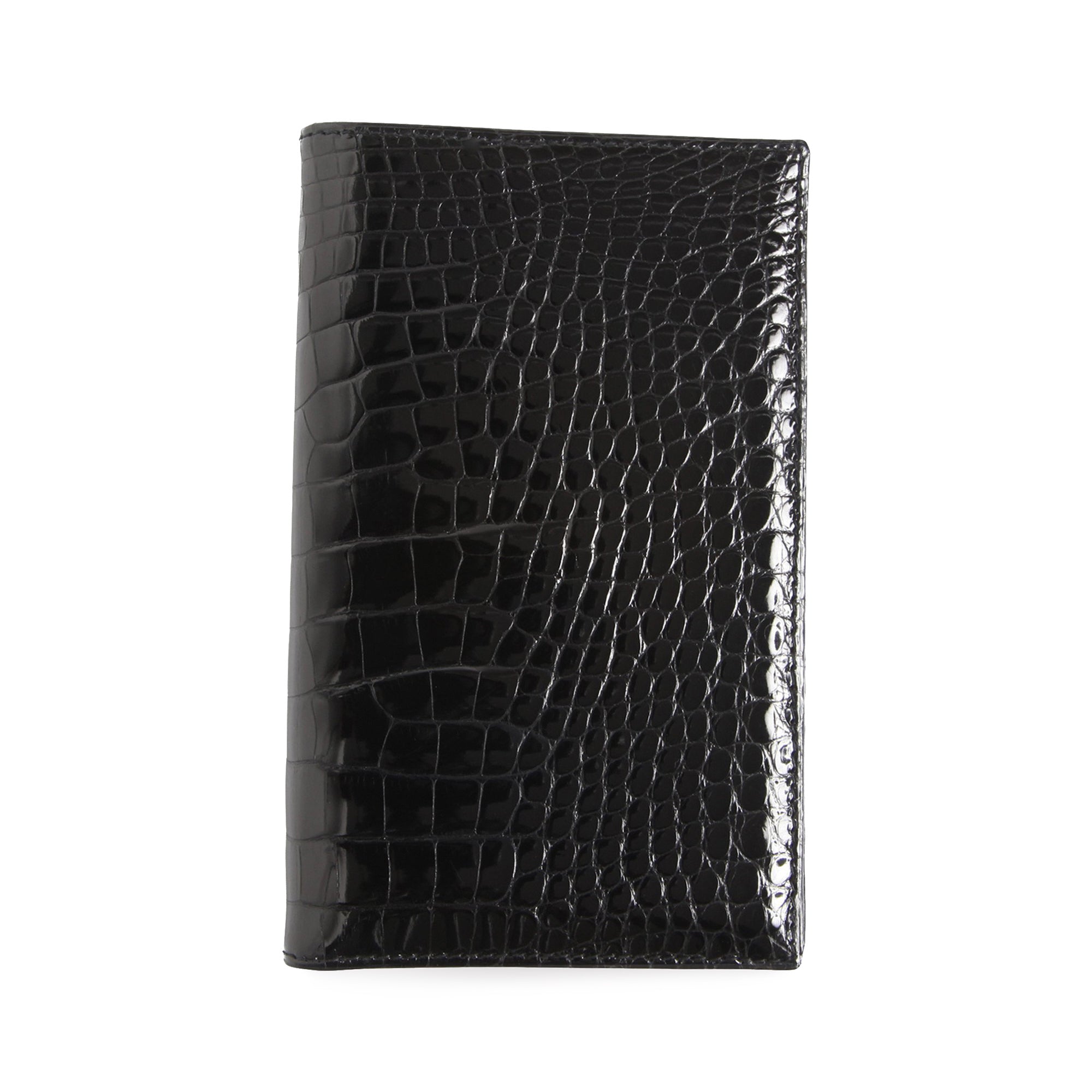 Alligator Hip Wallet BLACK-ALLIGATOR-GLOSS