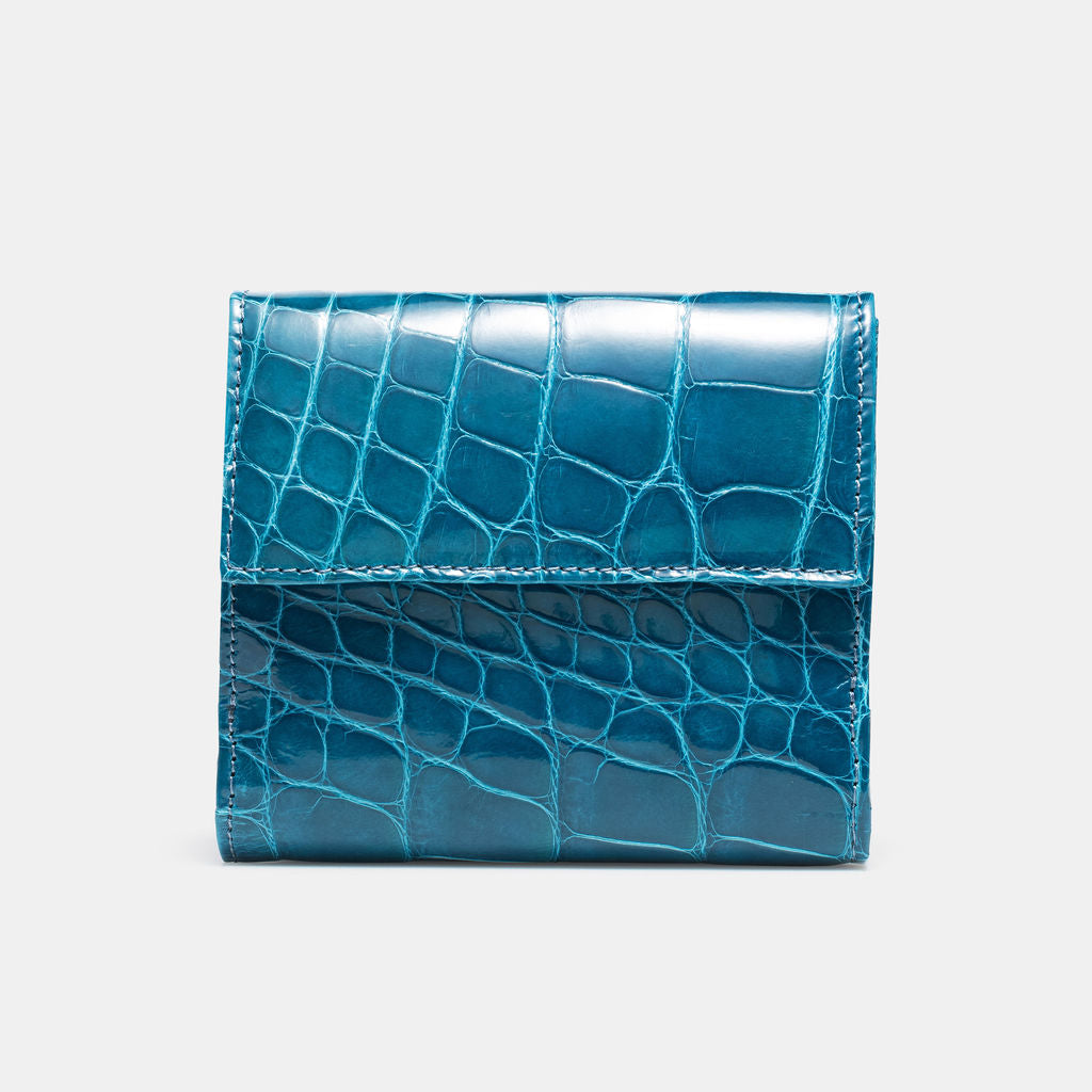 Glossy Alligator Card Case and Alligator Card Holder