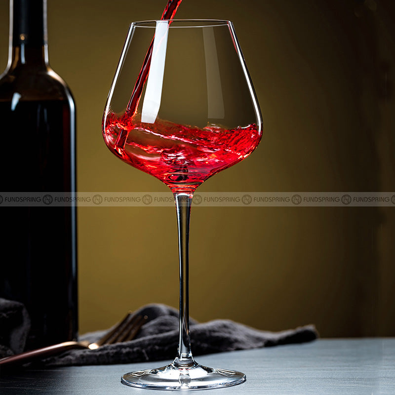 Burgundy Glass Red Wine Glass Diamond Wine Glass Goblet-2