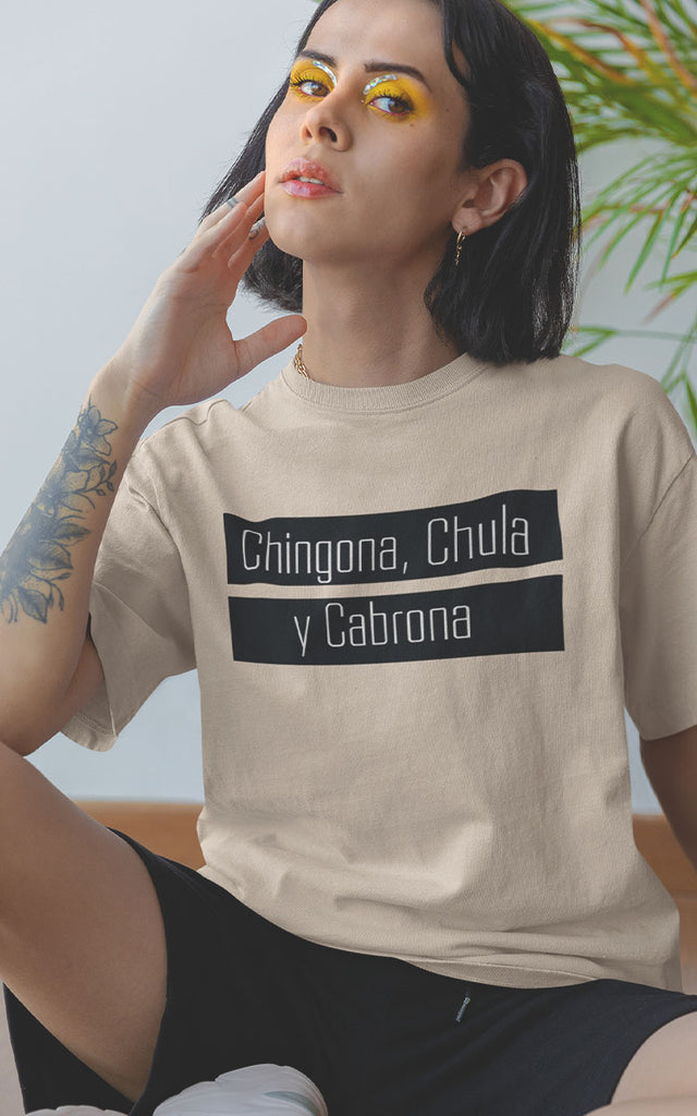 Womens La Mama Mas Chingona Cute Heart Spanish Mom Womens Gifts