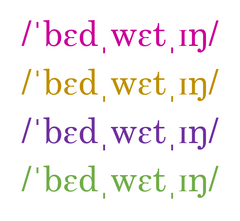 Bedwetting Terminology