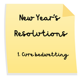 New Year's Resolution - cure bedwetting