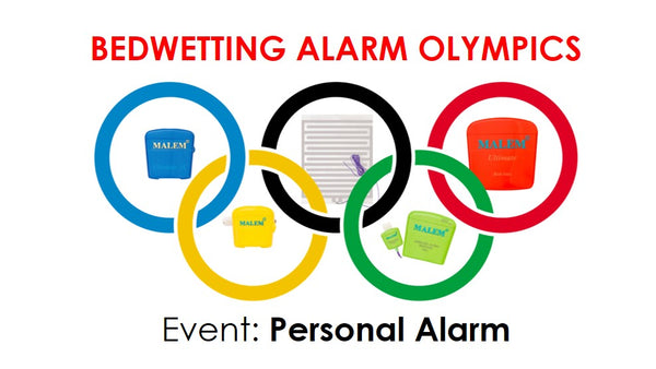 Personal bedwetting alarm