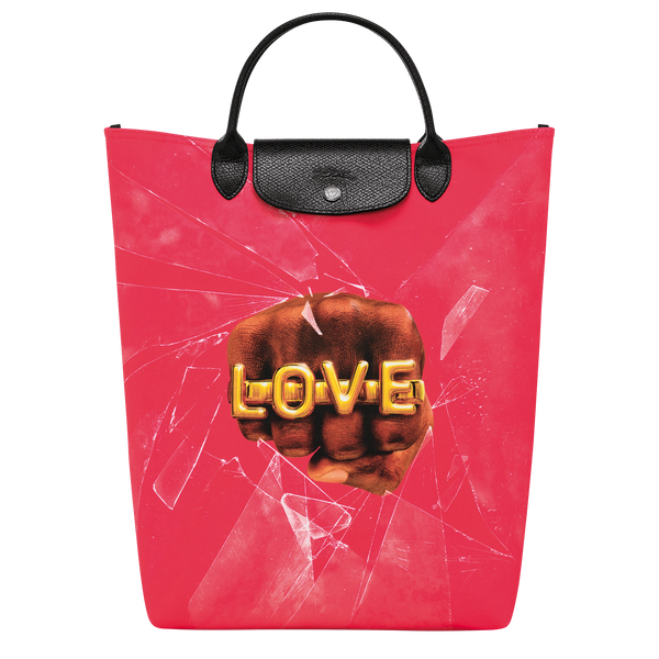 Longchamp x ToiletPaper S Travel bag Black - Canvas (L1624TPA001)