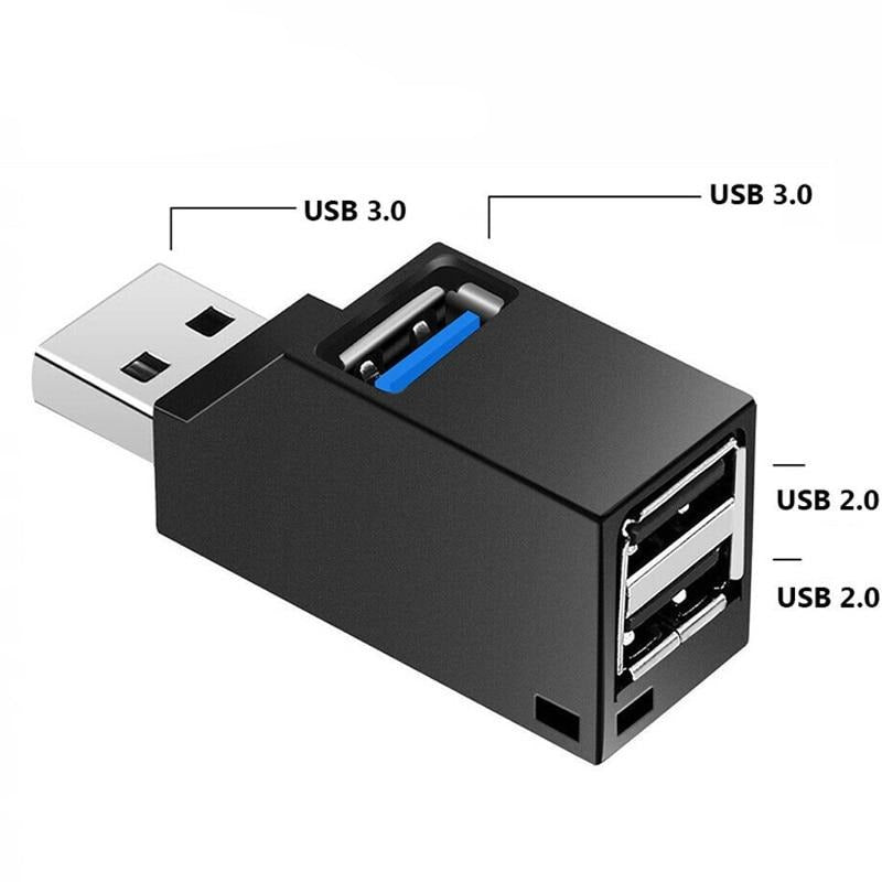 3-Port Tiny USB Hub -
