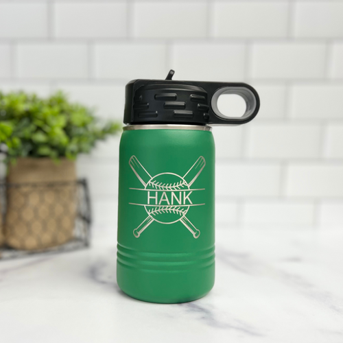 Baseball Personalized 20 oz. Water Bottle for Kids