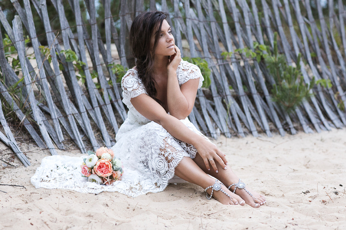 Beach Bride on the sand