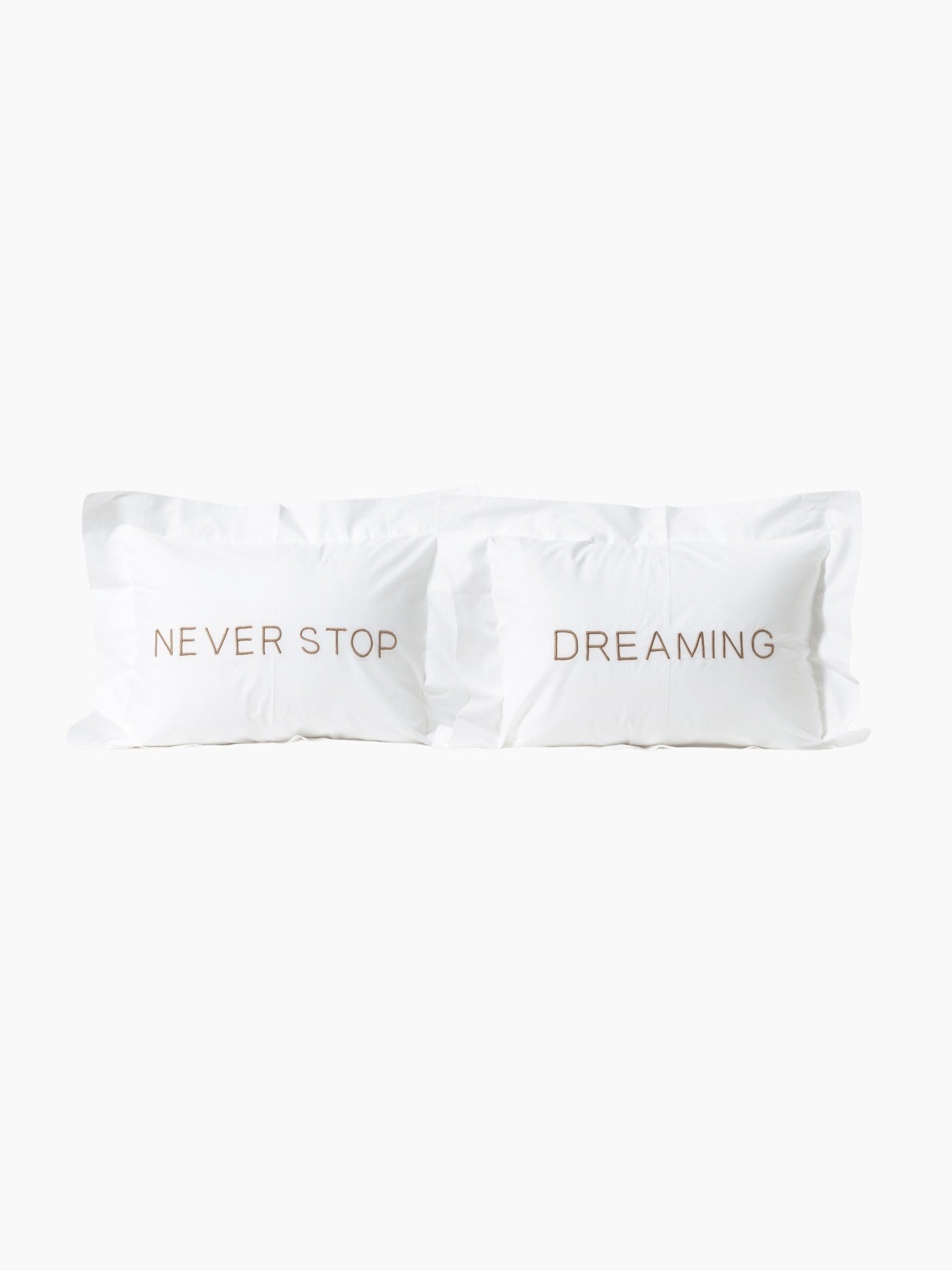 Never Stop Dreaming Mini Pillow Case Set