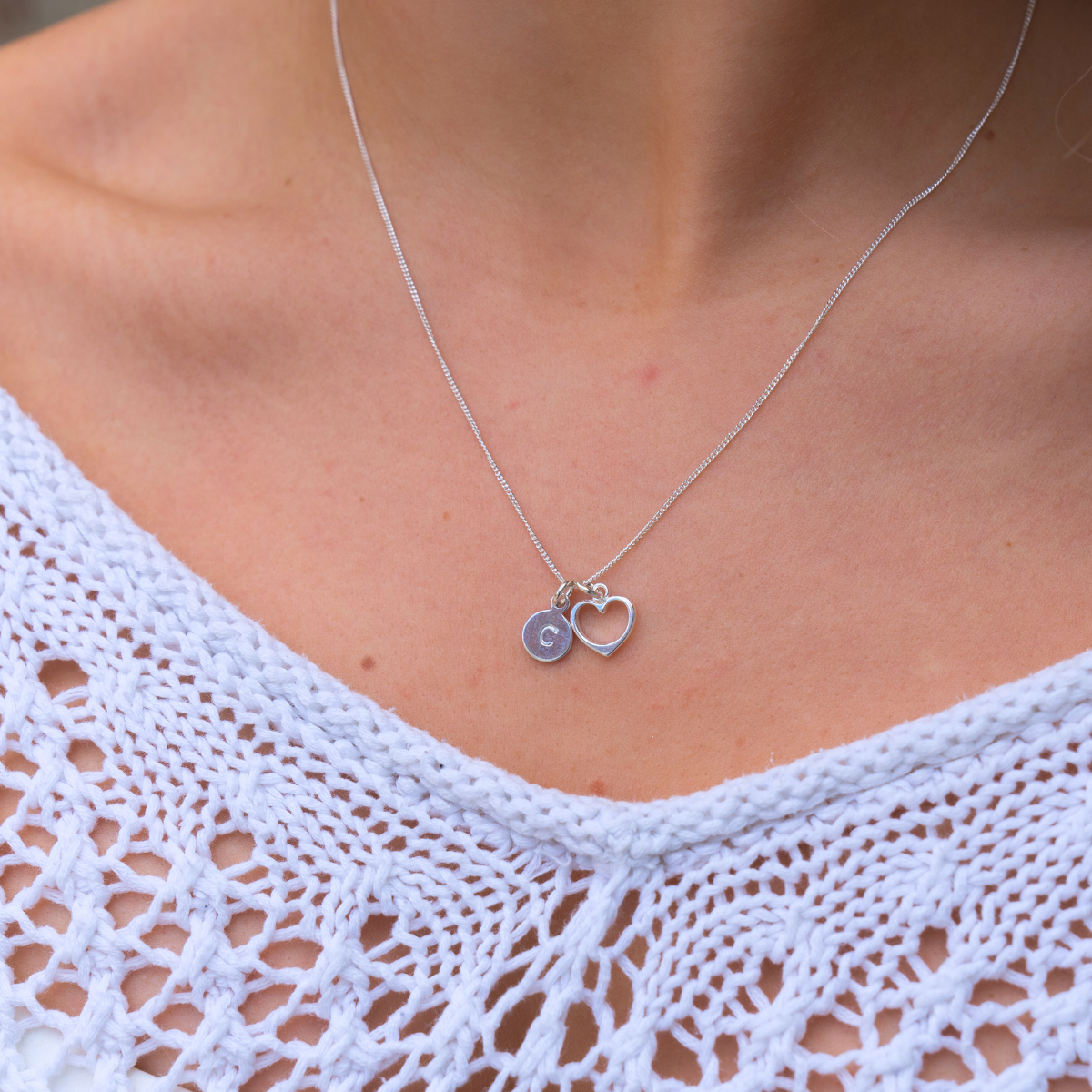 Create your own necklace in sterling silver