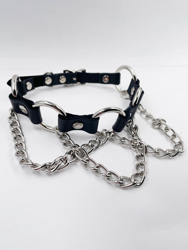 
            
                Load image into Gallery viewer, FUNK PLUS BLACK CHAIN CHOKER
            
        