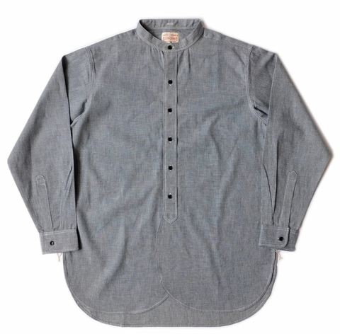 Boncoura Band Collar Shirt – nest clothing store