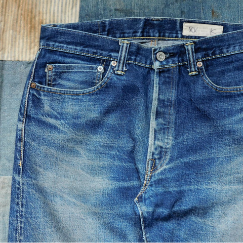 Boncoura Indigo Denim Jeans Sample – nest clothing store