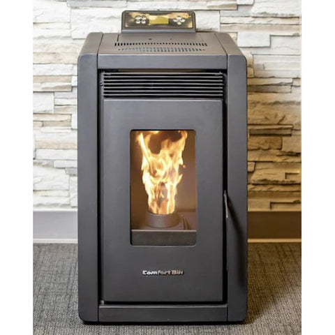 ComfortBilt Alpine 17" Space Saver HP40 Pellet Stove Burning