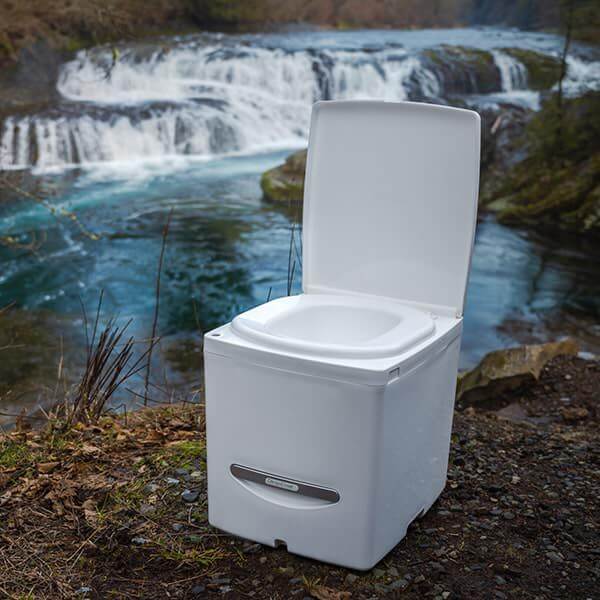 Compo Closet CUDDY Composting Toilet Outside Waterfall