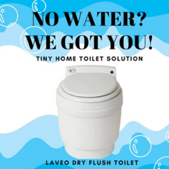 Laveo Waterless Dry Flush Toilet