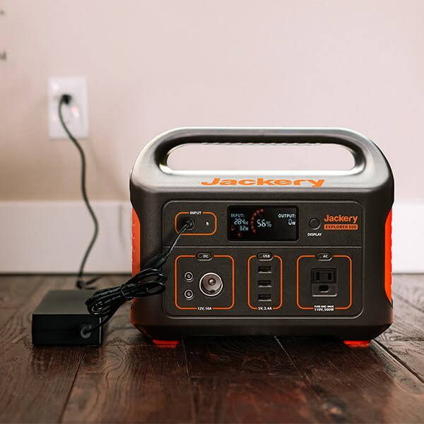 Jackery Explorer 550 Portable Power Station Wall Charging 7.5 Hrs