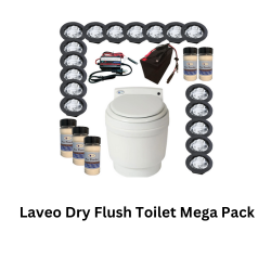 Laveo Dry Flush Toilet Mega Pack