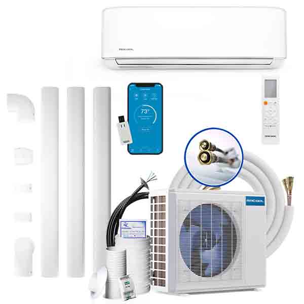 MrCool DIY 4th Gen 12k BTU 22 SEER Ductless Mini Split Heat Pump Complete System 115V Complete