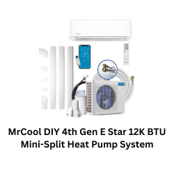 MrCool DIY 4th Gen E Star 12K BTU Mini-Split Heat Pump System