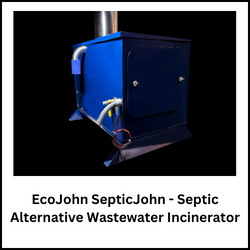 EcoJohn SepticJohn - Septic Alternative Wastewater Incinerator
