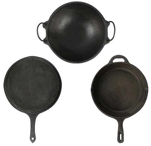 Cast Iron Cookware Set