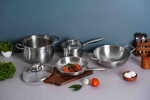 Best Tri-ply Stainless Steel Cookware in India