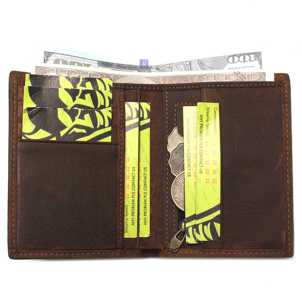 Snap Button Closure Trifold Wallet – Taraiga