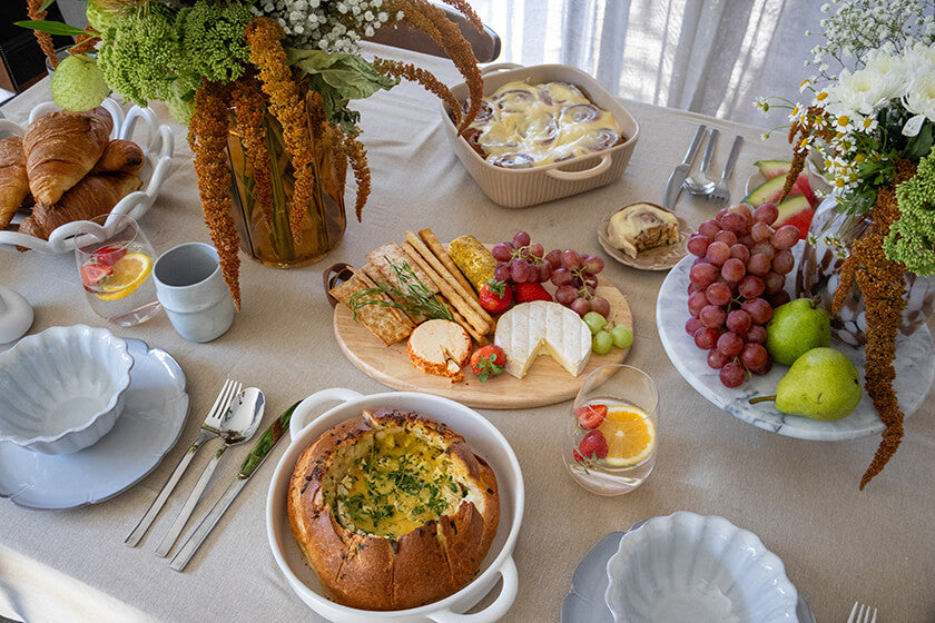 salt&pepper Albany Serving Board & Serving Dish, and Hostess Bowl and Dinner Plate