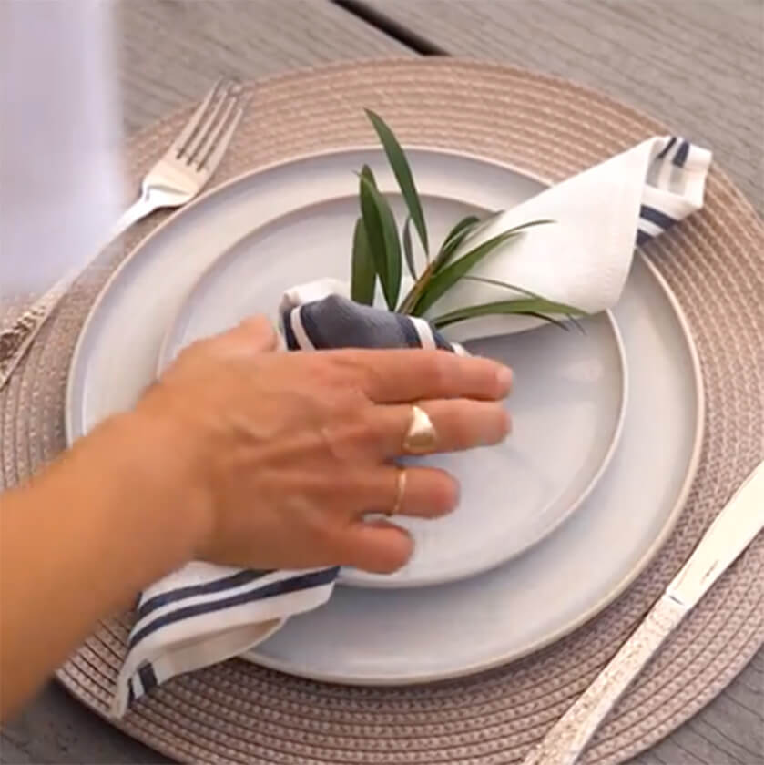 Cape Napkins and Relic Dinner Set